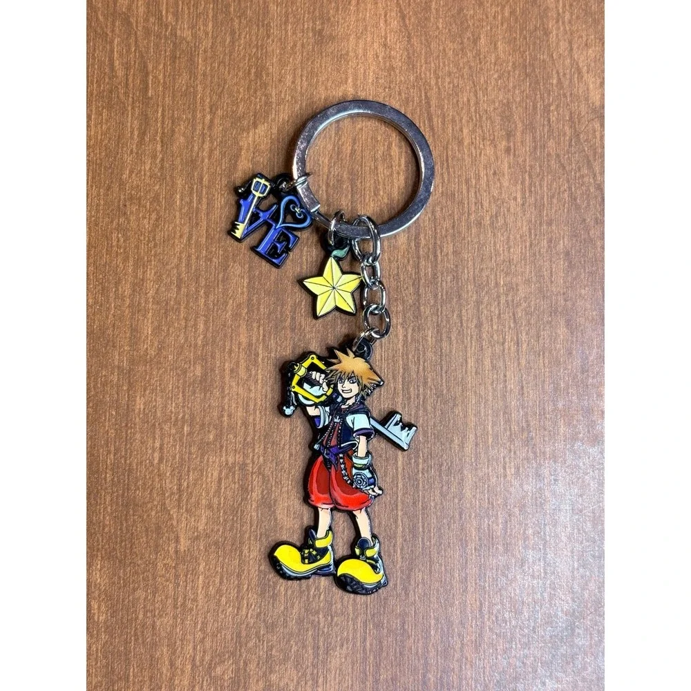 Sora Kingdom Hearts Anime Collectible Keychain Purse Charm